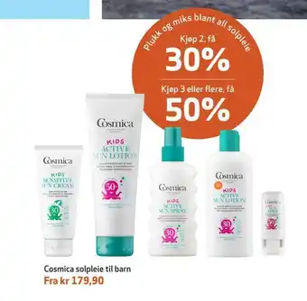 Apotek 1 Cosmica solpleie til barn tilbud