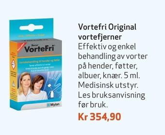 Apotek 1 Vortefri original vortefjerner tilbud