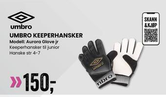 Sport Outlet Umbro keeperhansker tilbud