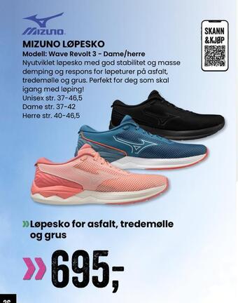 Sport Outlet Mizuno løpesko tilbud