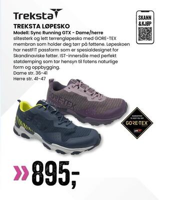 Sport Outlet Treksta løpesko tilbud
