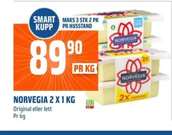 Coop Obs Norvegia 2 x 1 kg tilbud
