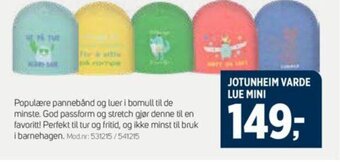 Sport 1 JOTUNHEIM VARDE LUE MINI tilbud