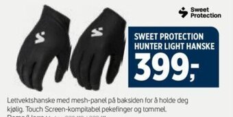 Sport 1 SWEET PROTECTION HUNTER LIGHT HANSKE tilbud