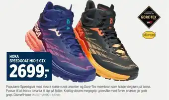 Sport 1 HOKA SPEEDGOAT MID 5 GTX tilbud