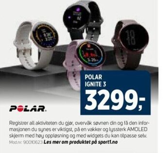 Sport 1 POLAR IGNITE 3 tilbud