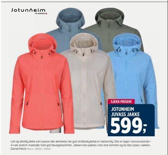 Sport 1 JOTUNHEIM JUVASS JAKKE tilbud