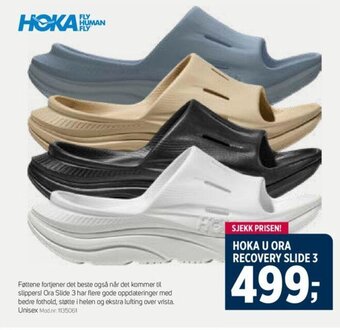 Sport 1 HOKA U ORA RECOVERY SLIDE 3 tilbud