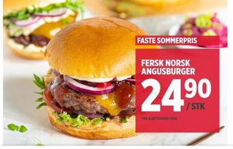 Jacobs Fersk norsk angusburger tilbud