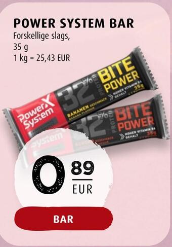 Scandinavian Park Power system bar tilbud