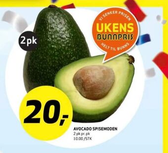 Bunnpris Ukjent avokado tilbud