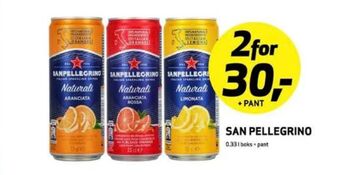 Bunnpris San pellegrino mineralvann tilbud
