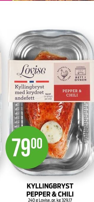 Kiwi Lovise kyllingbryst tilbud