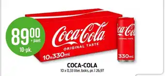 Kiwi Coca-cola brus tilbud