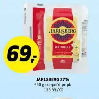 Bunnpris Jarlsberg skæreost tilbud