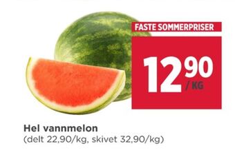 Meny Ukjent vannmelon tilbud