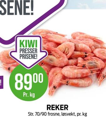 Kiwi Ukjent reker tilbud