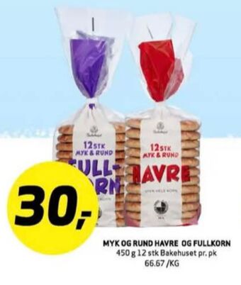 Bunnpris Myk & rund brød tilbud
