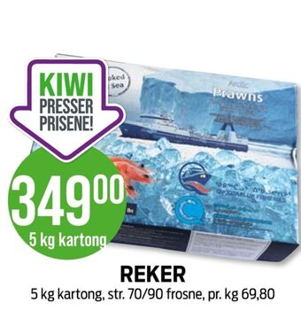 Kiwi Ukjent reker tilbud