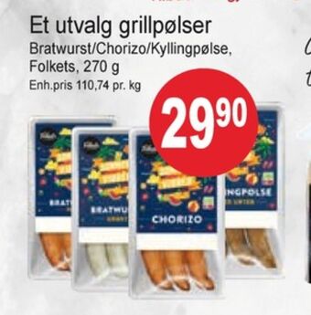 Joker Folkets grillpølser tilbud