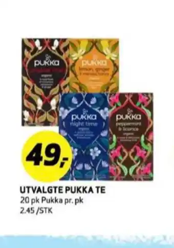 Bunnpris Pukka te tilbud