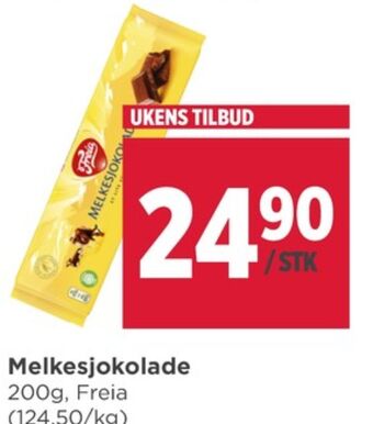 Meny Freia sjokoladeplate tilbud