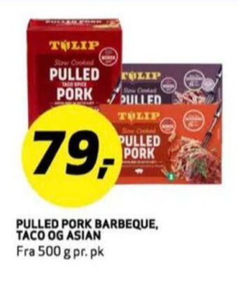 Bunnpris Tulip pulled pork tilbud