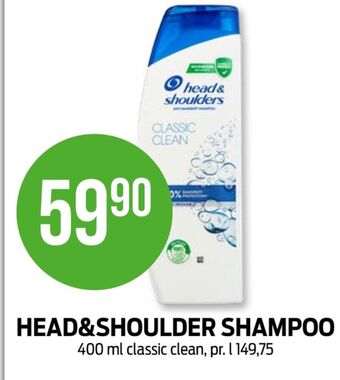 Kiwi Head&shoulders shampoo tilbud