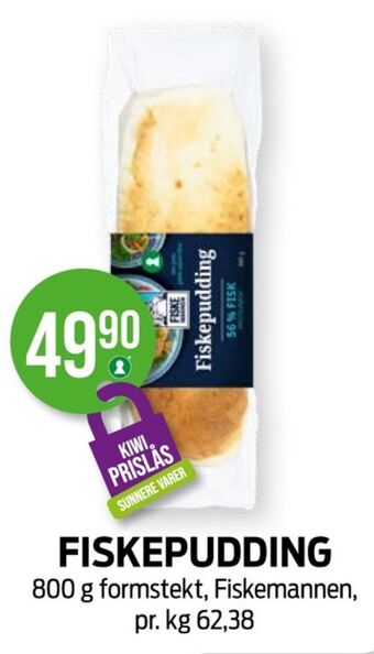 Kiwi Fiskemannen fiskepudding tilbud