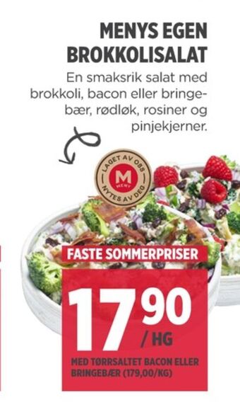 Meny Ukjent salat tilbud