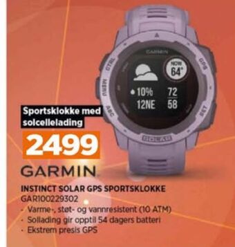POWER Garmin sportsklokke tilbud