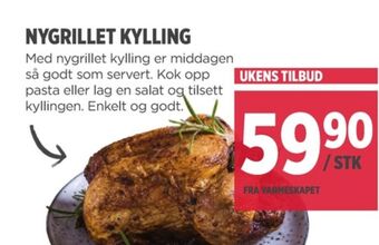 Meny Ukjent kylling tilbud