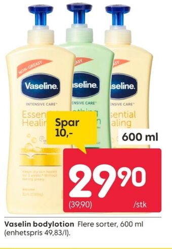 Rusta Vaseline bodylotion tilbud