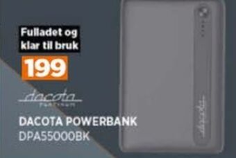 POWER Dacota powerbank tilbud