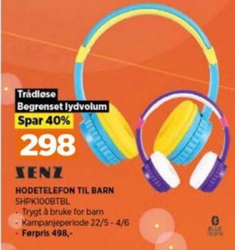 POWER Senz headset tilbud