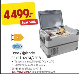 Jula Fryse-/kjøleboks 35+5 L, 12/24/230 V tilbud