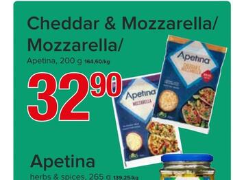 Spar Cheddar & mozzarella/ mozzarella tilbud