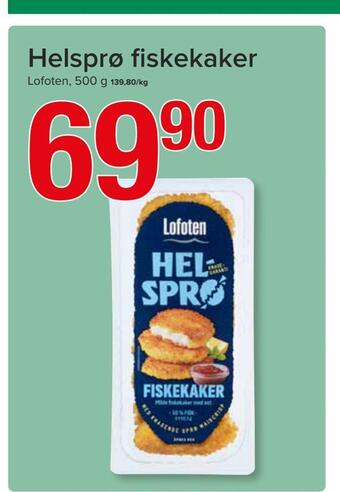 Spar Helsprø fiskekaker tilbud