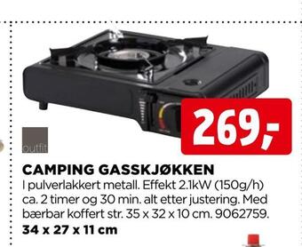 jem & fix Camping gasskjøkken tilbud