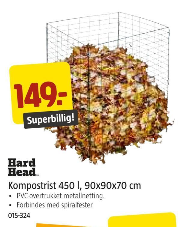 Jula Kompostrist 450 l, 90x90x70 cm tilbud