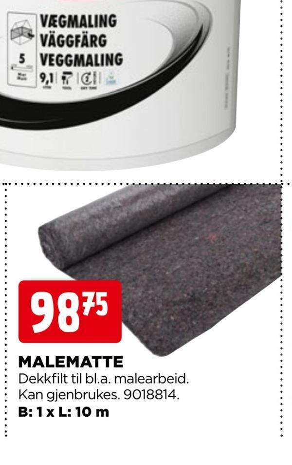 jem & fix Malematte tilbud