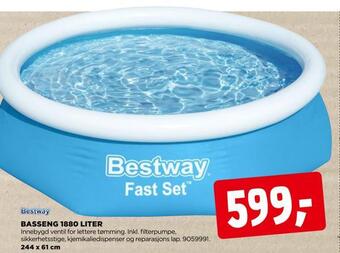 jem & fix Basseng 1880 liter tilbud