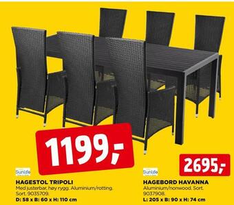 jem & fix Hagestol tripoli tilbud