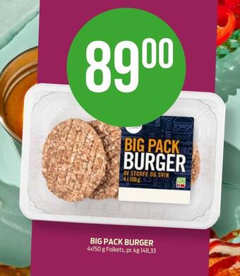 Kiwi Big pack burger tilbud