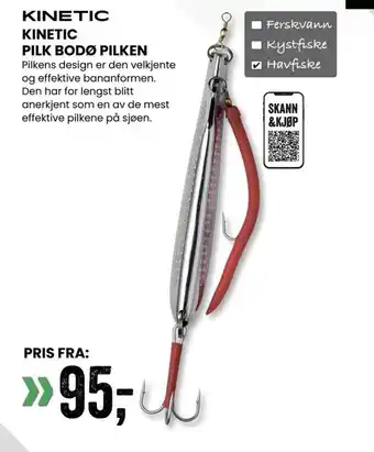 Sport Outlet KINETIC PILK BODØ PILKEN tilbud