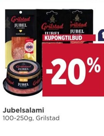 Meny Jubelsalami 100-250g, Grilstad tilbud