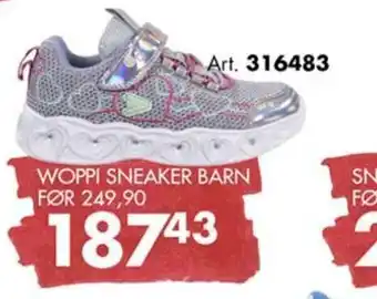 Sparkjøp WOPPI SNEAKER BARN tilbud