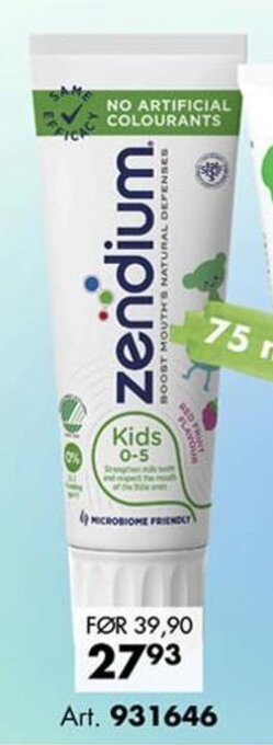 Sparkjøp ALT FRA ZENDIUM tilbud