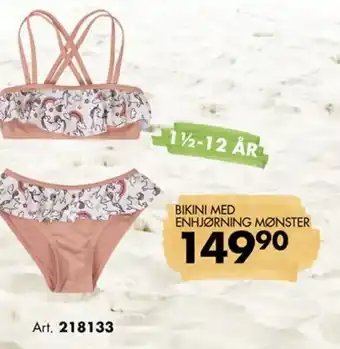 Sparkjøp BIKINI MED ENHJØRNING MØNSTER tilbud