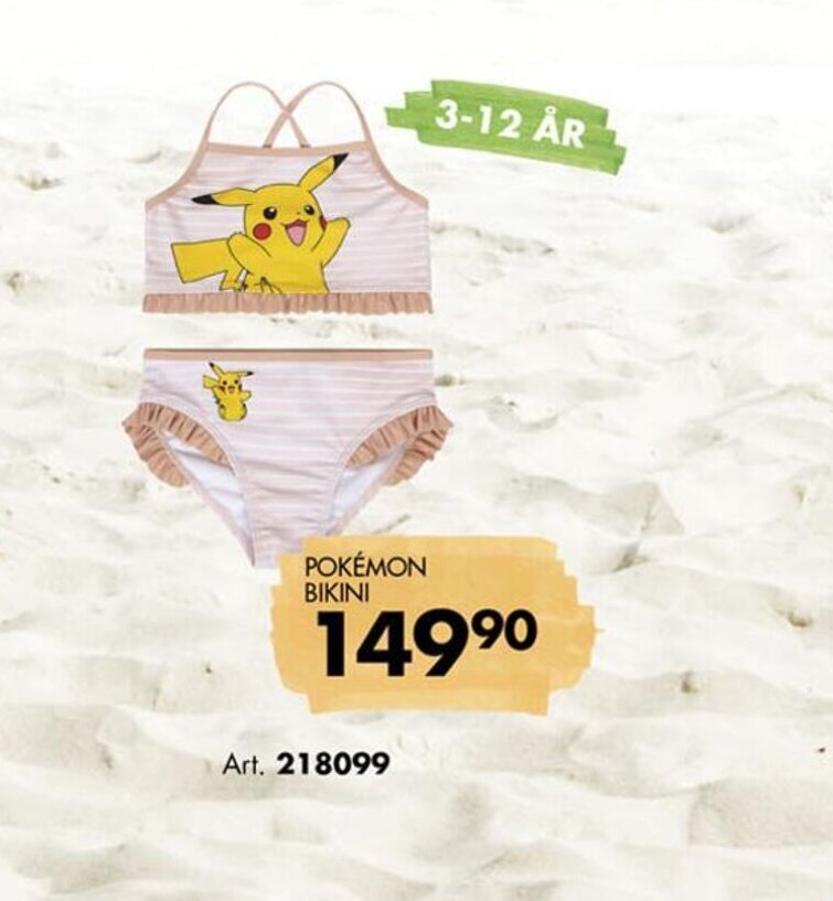 Sparkjøp POKÉMON BIKINI tilbud